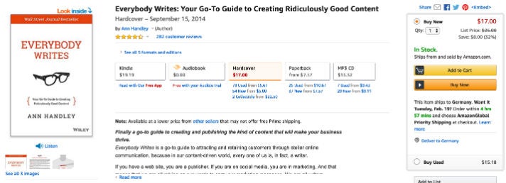 Everybody Writes Taschenbuch