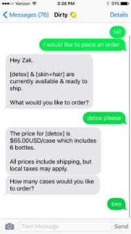 Dirty Lemon Bestellung