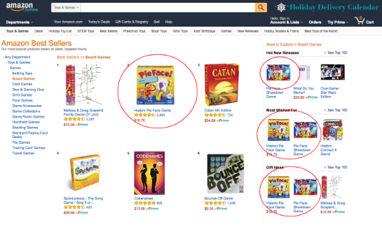 Pie Face Game Marketing