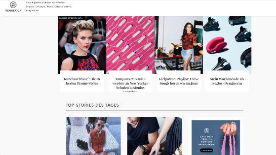 Refinery29 Homepage