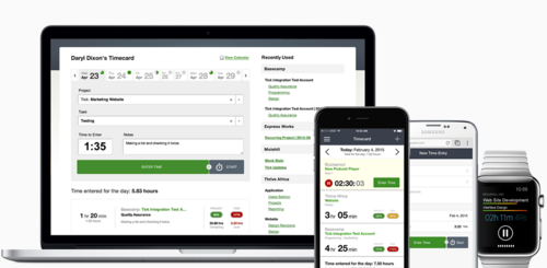 Tickspot Screenshot
