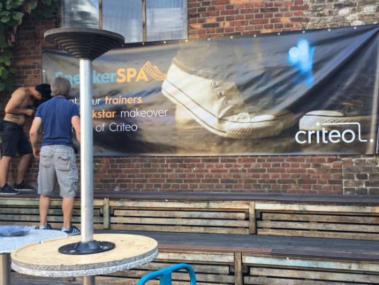 Rockstars Aftershow Aufbau