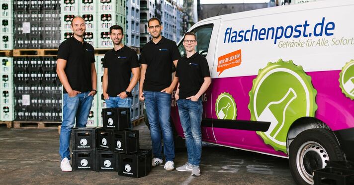 Die Geschäftsführung von Flaschenpost