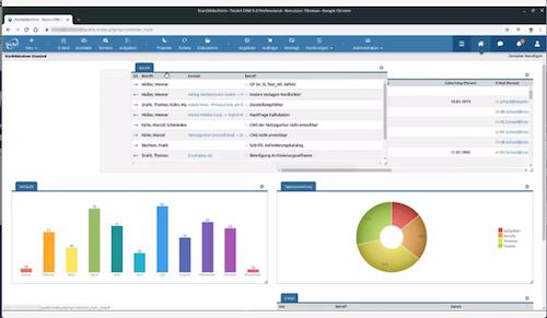 TecArt CRM Screenshot