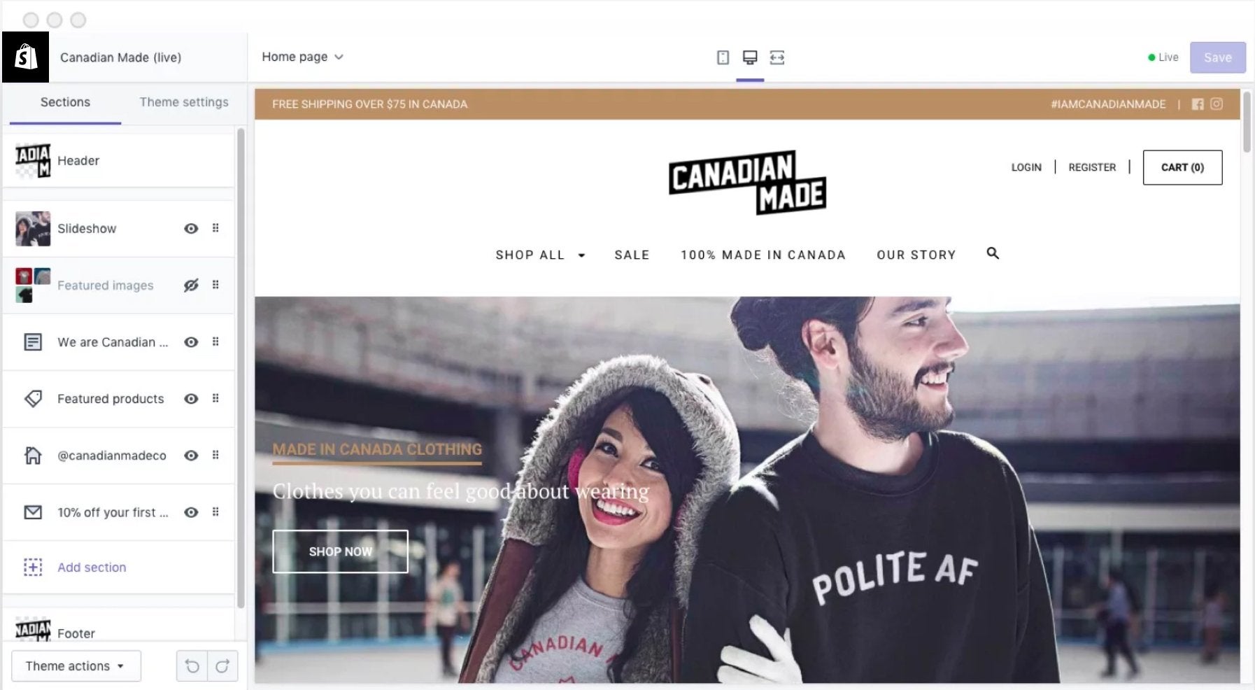 Shopify Plus Screenshot