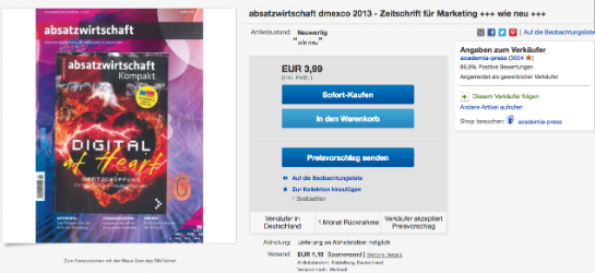 Absatzwirtschaft Dmexco Ebay