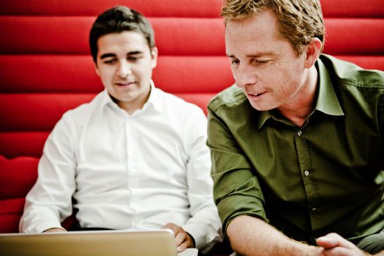 Der Vorstand der Seniorbook AG: Markus Erl (links) und Thomas Bily (Foto: Seniorbook)