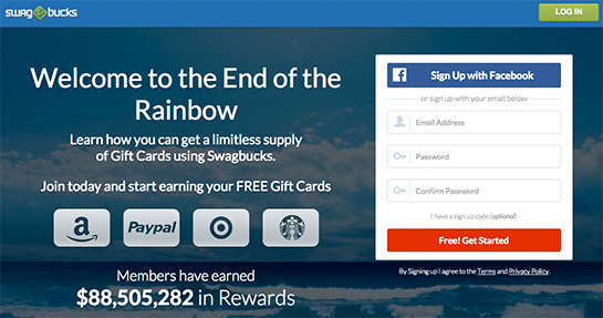 Screenshot von swagbucks</a 