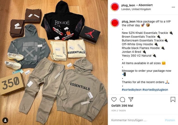 Lieferung für einen VIP-Kunden, über Instagram via DM auch für den Plebs bestellbar