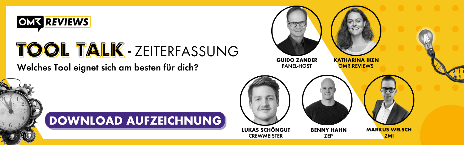 Downloade dir jetzt die Aufzeichnung des Tool-Talks zum Thema Zeiterfassung & Urteil
