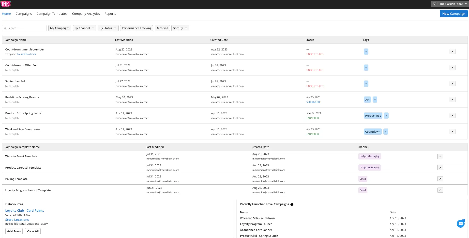 Movable Ink Screenshot