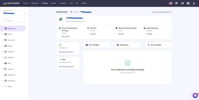 Hostinger Screenshot