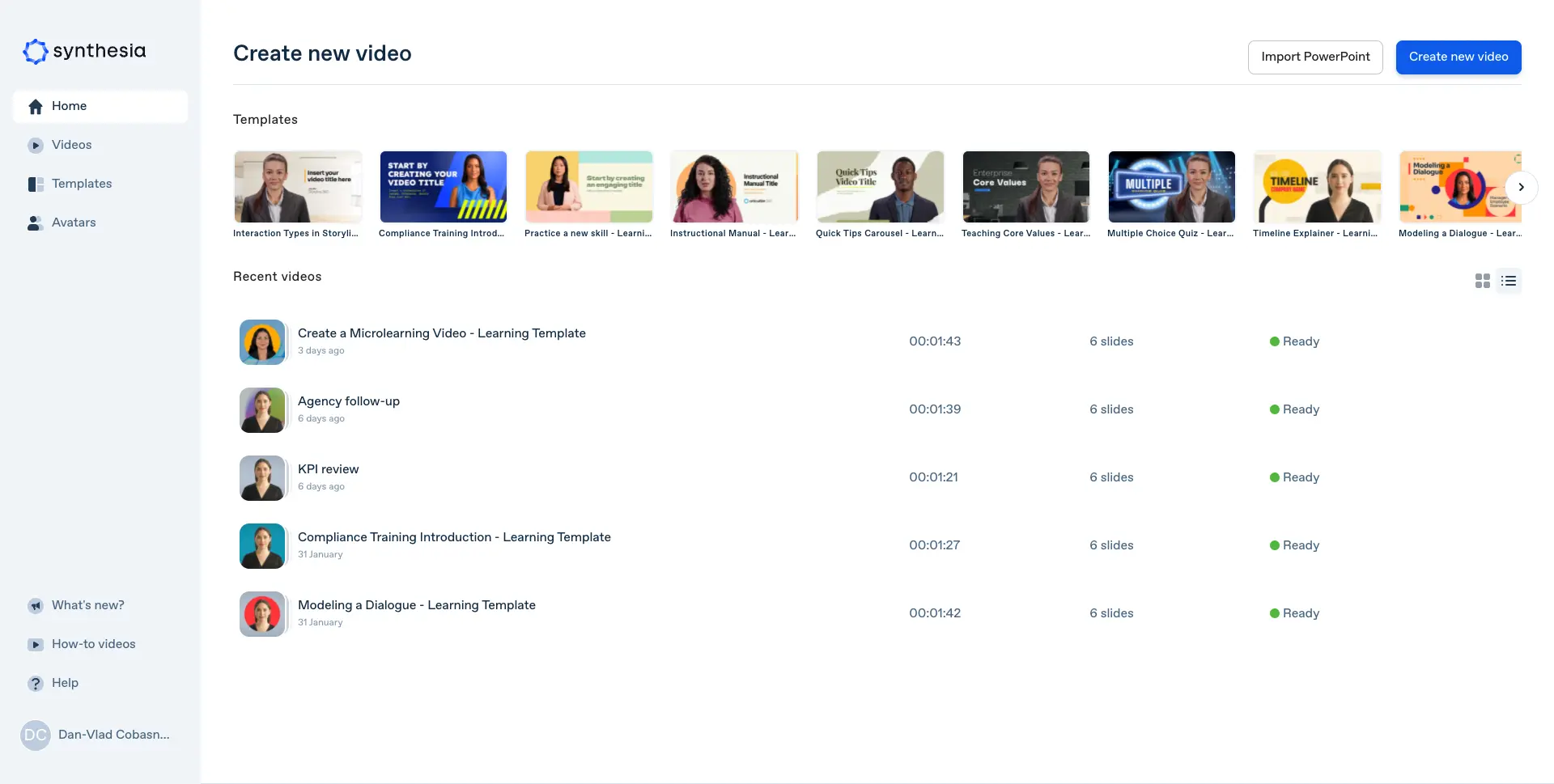 Synthesia Screenshot
