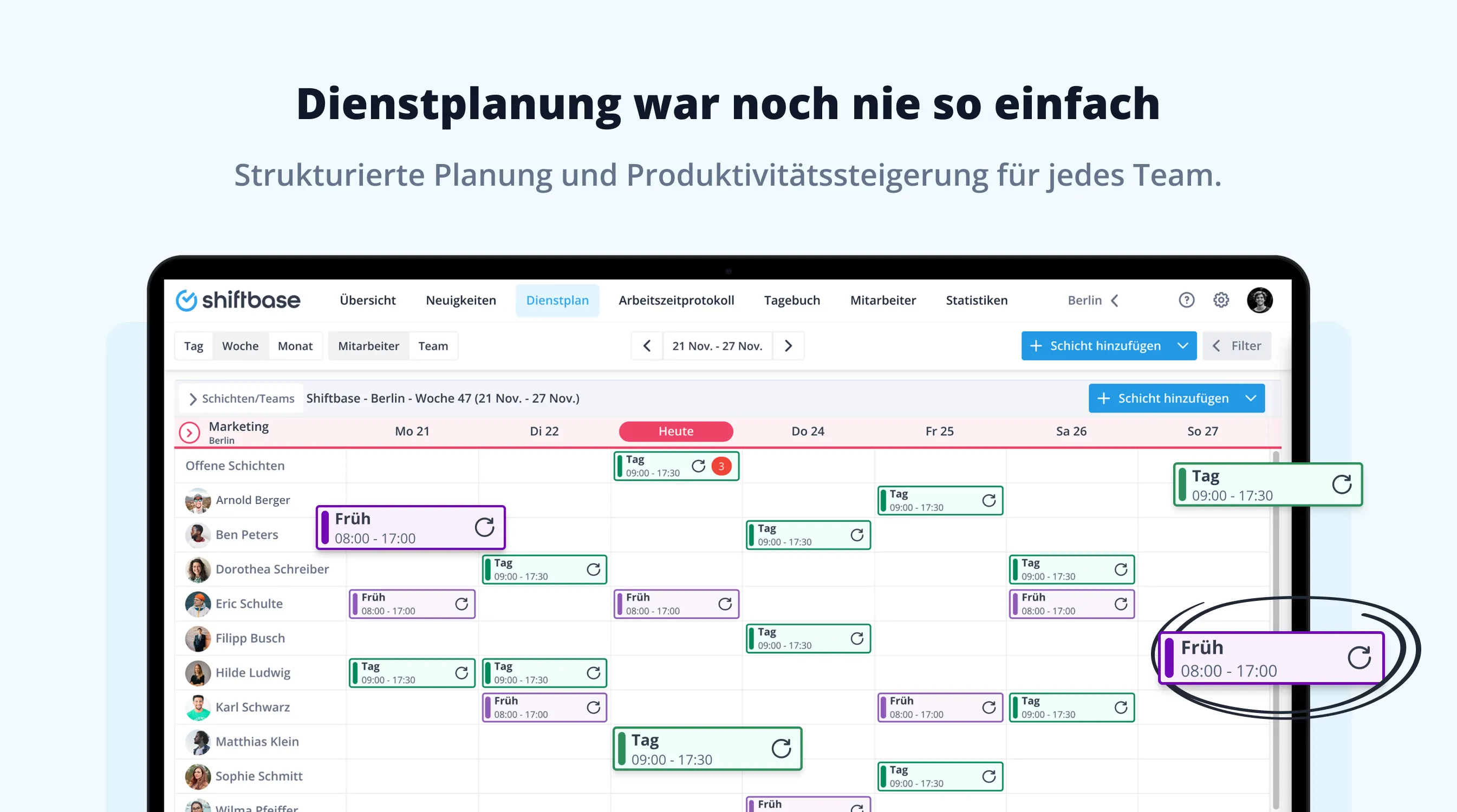 Shiftbase Screenshot