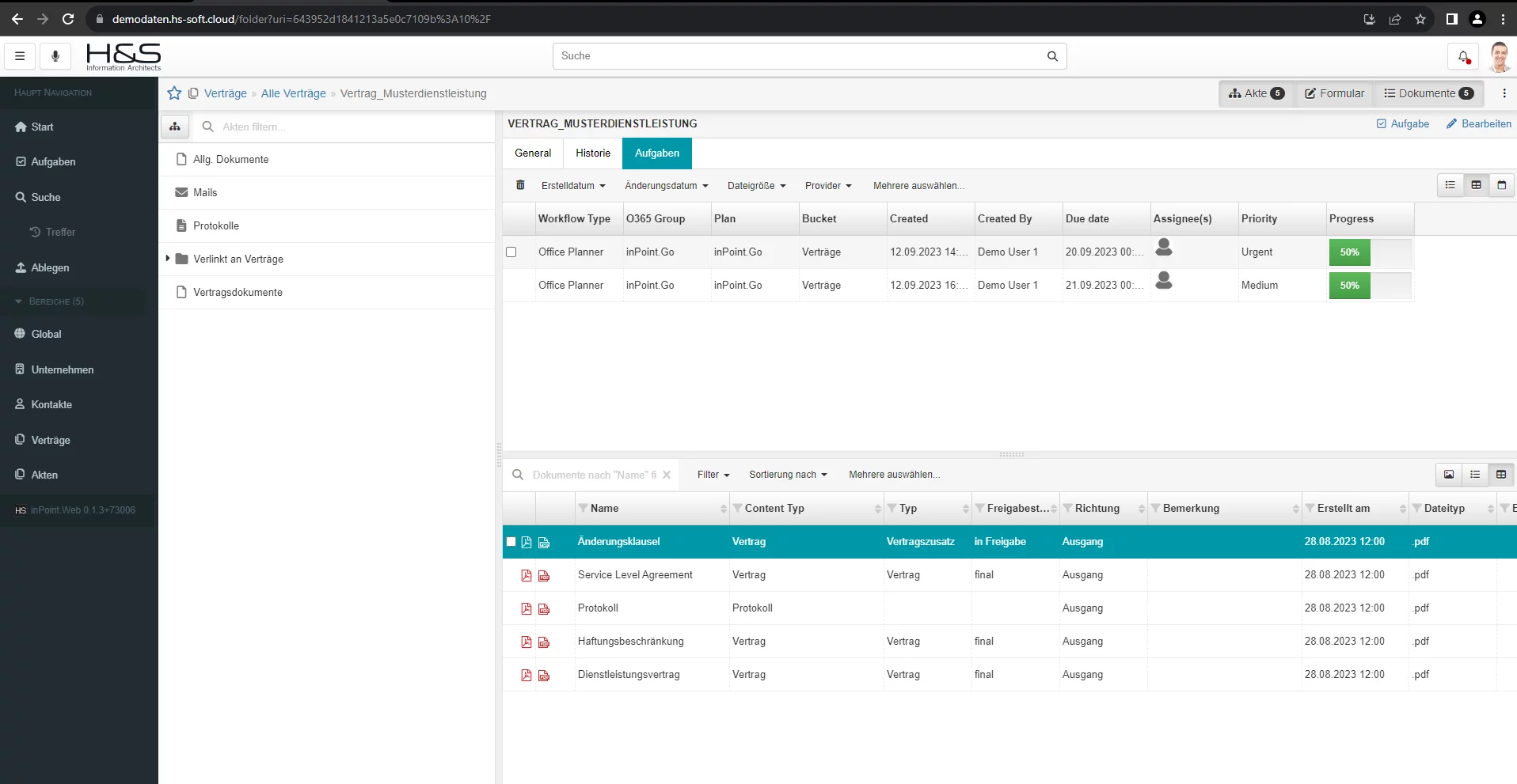 inPoint DMS Screenshot