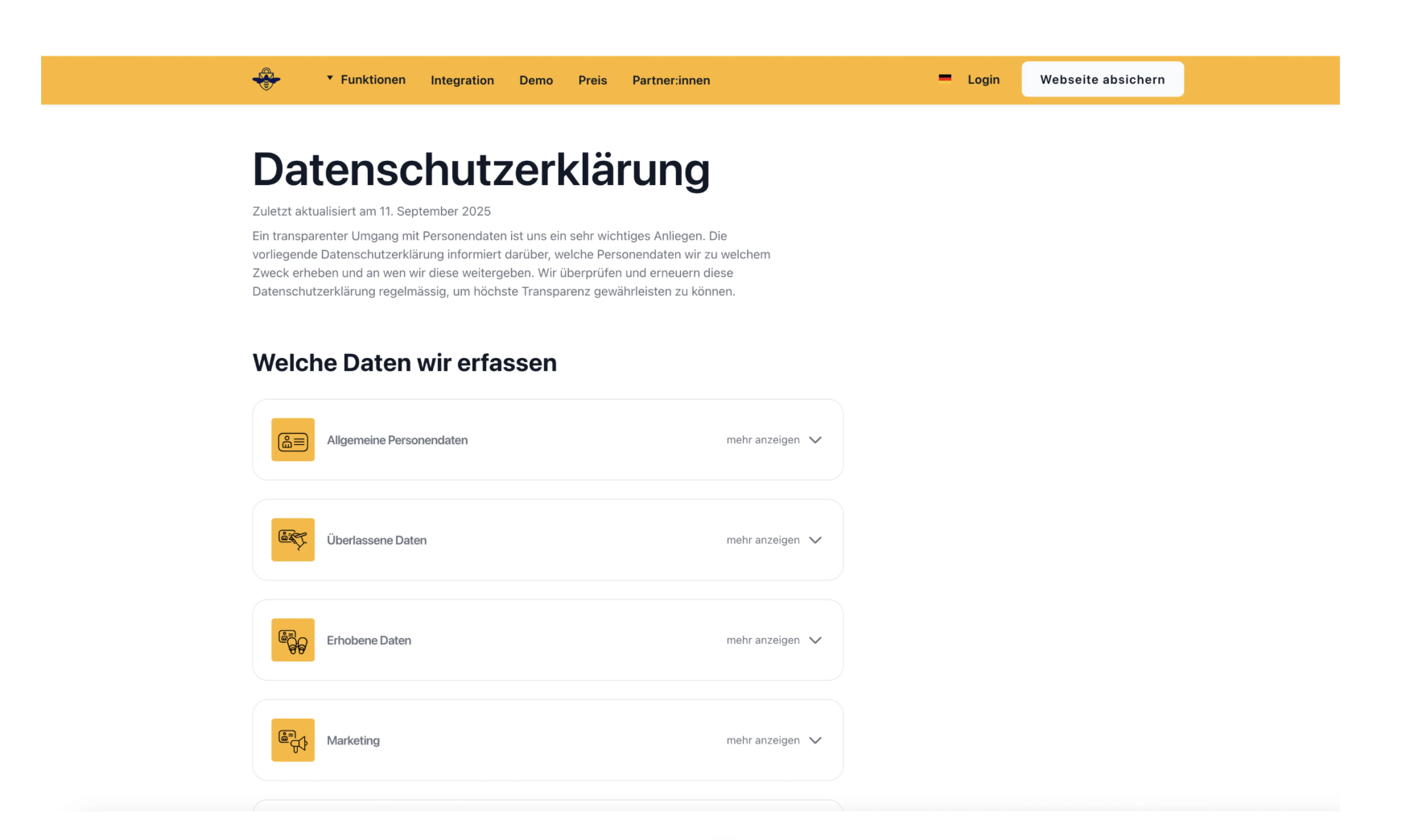 PrivacyBee Screenshot