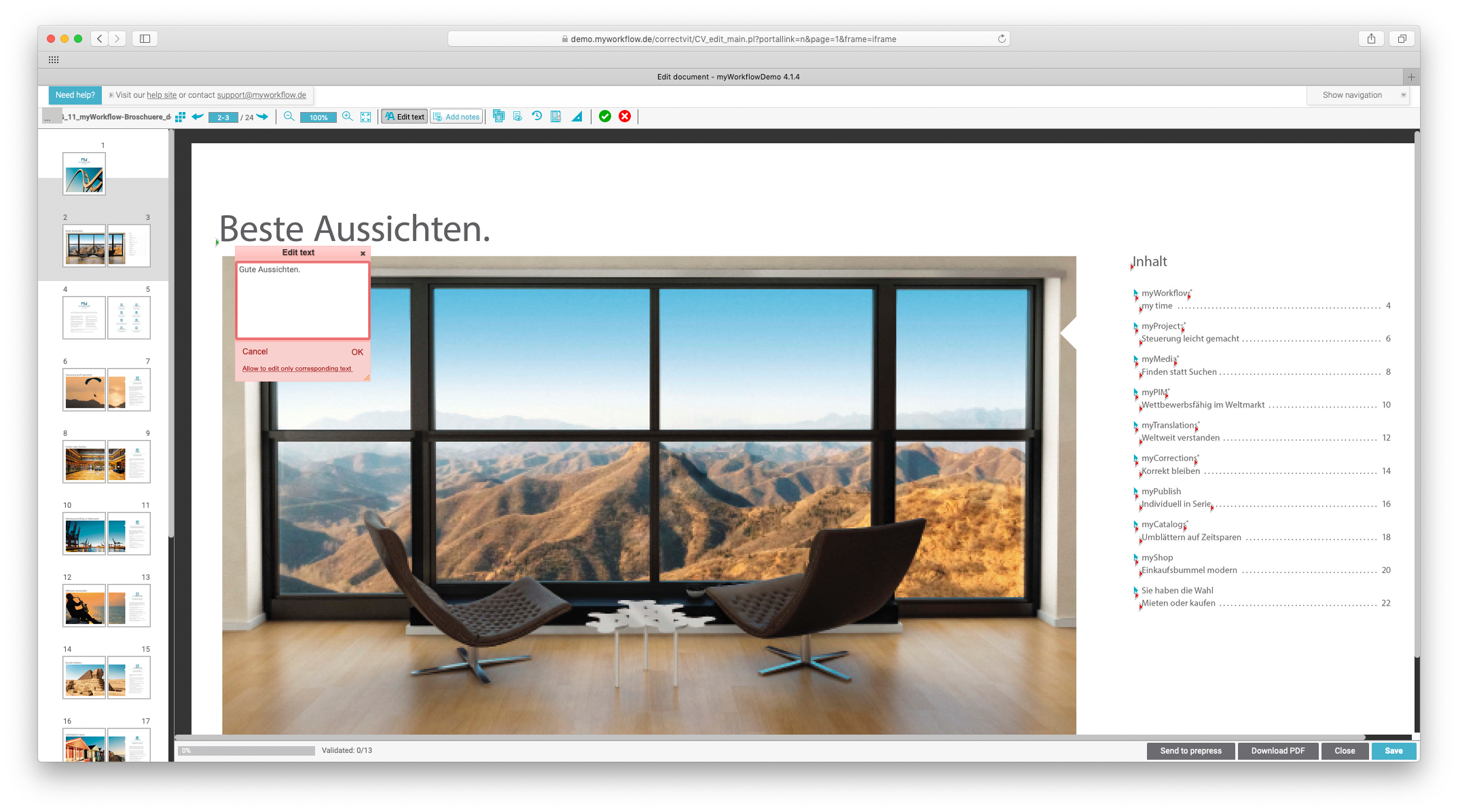 myCorrections Screenshot