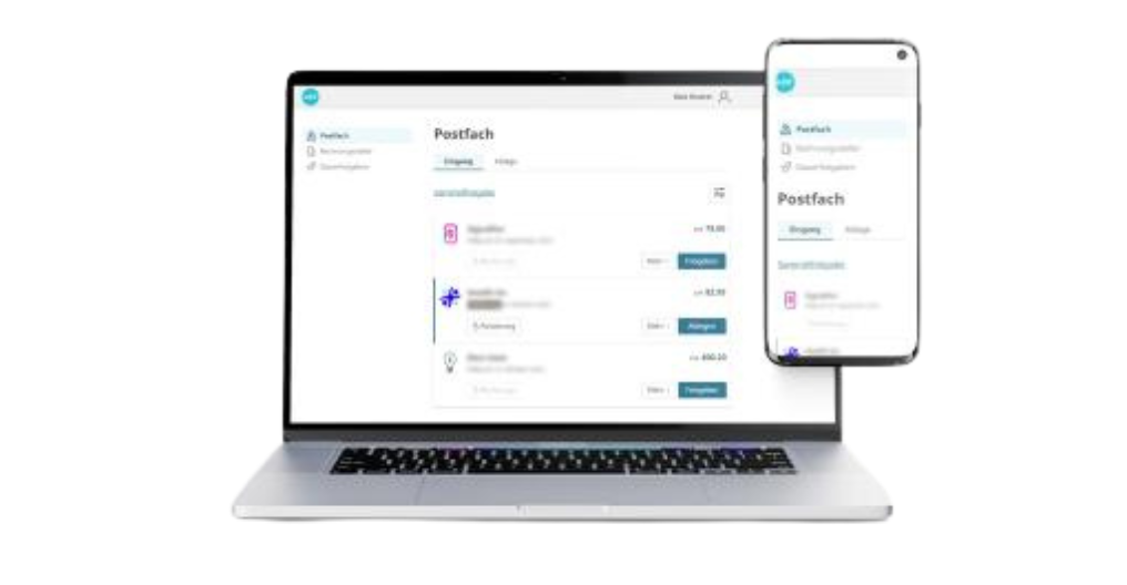 eBill Service E-Rechnungsportal Screenshot
