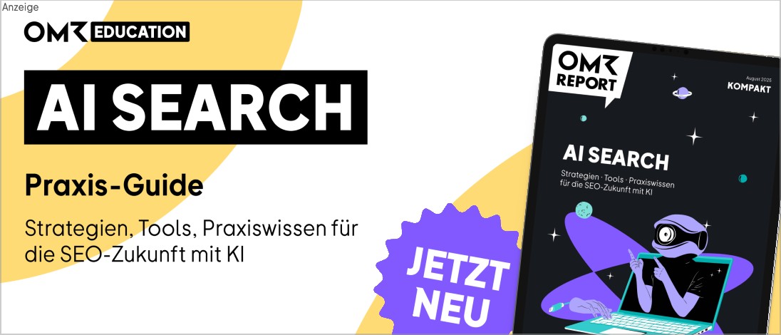 OMR Education AI Search Praxis-Guide | Werbebanner