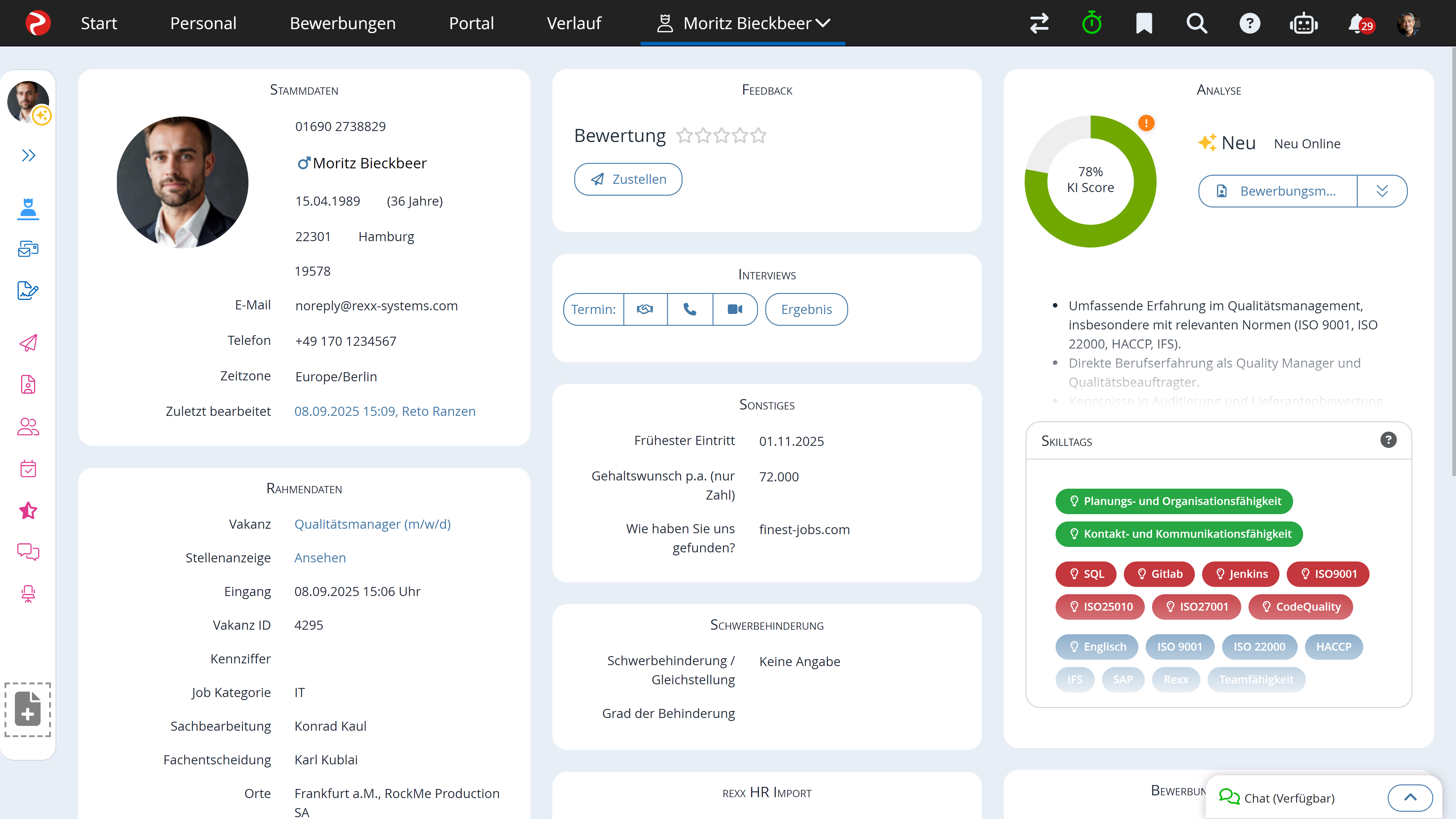 Rexx Systems Screenshot