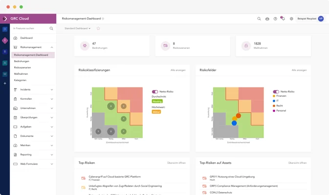 AKARION GRC Cloud Screenshot