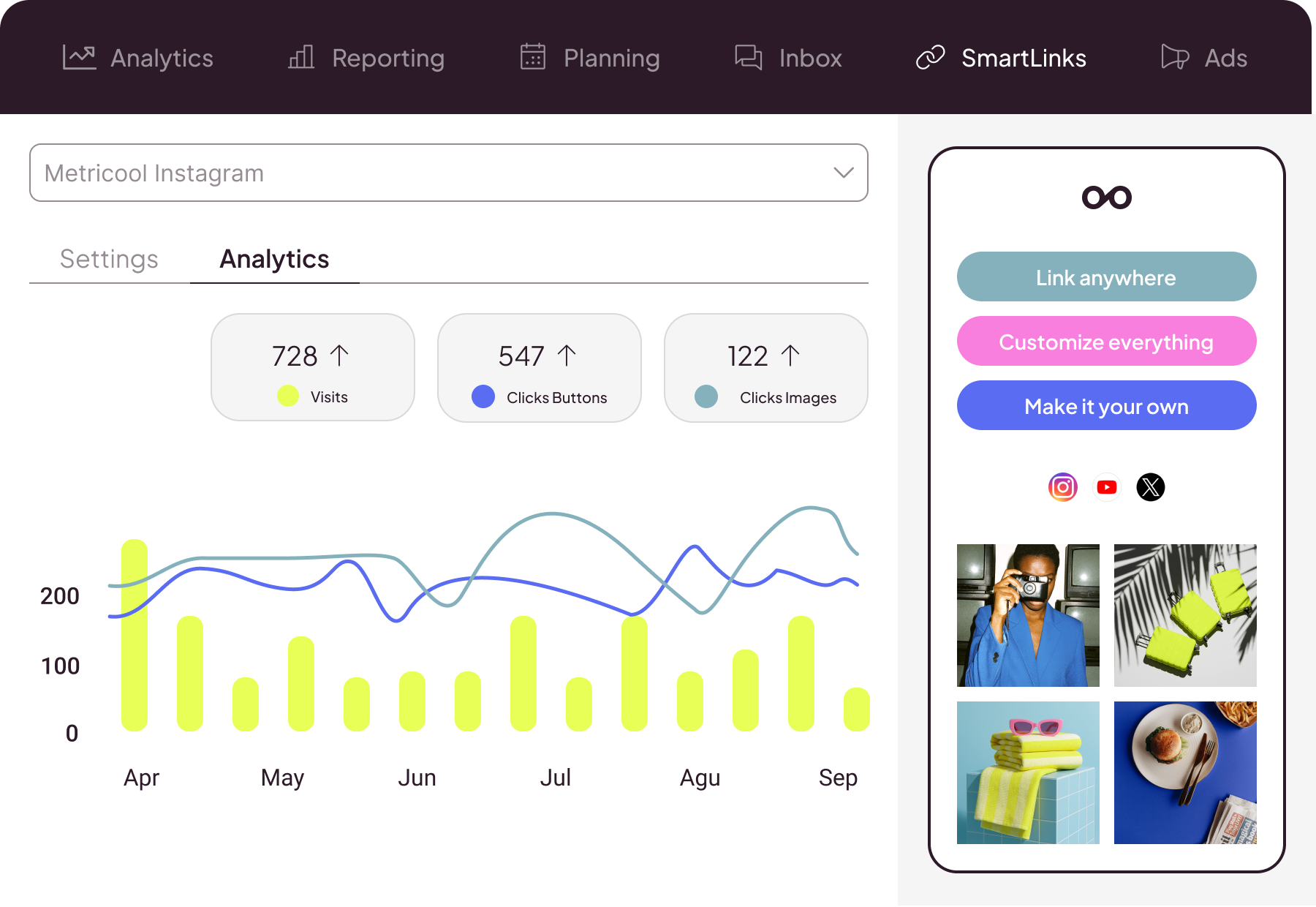 Metricool Screenshot