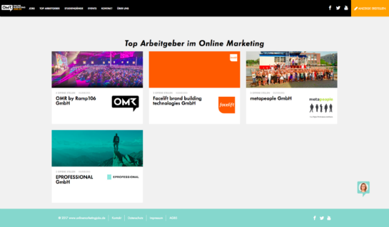 Top Arbeitgeber OnlineMarketingJobs.de