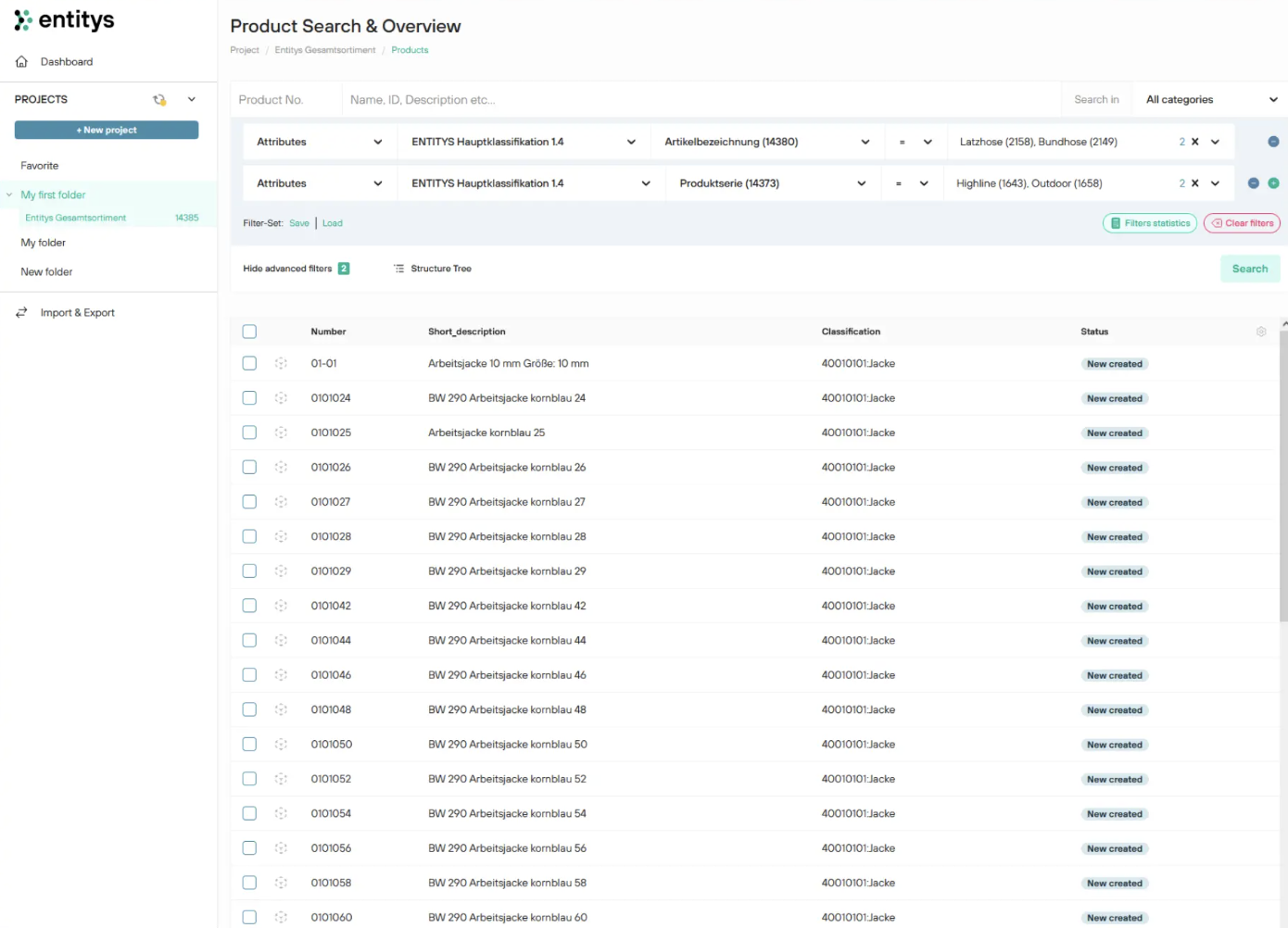 entitys.io Screenshot