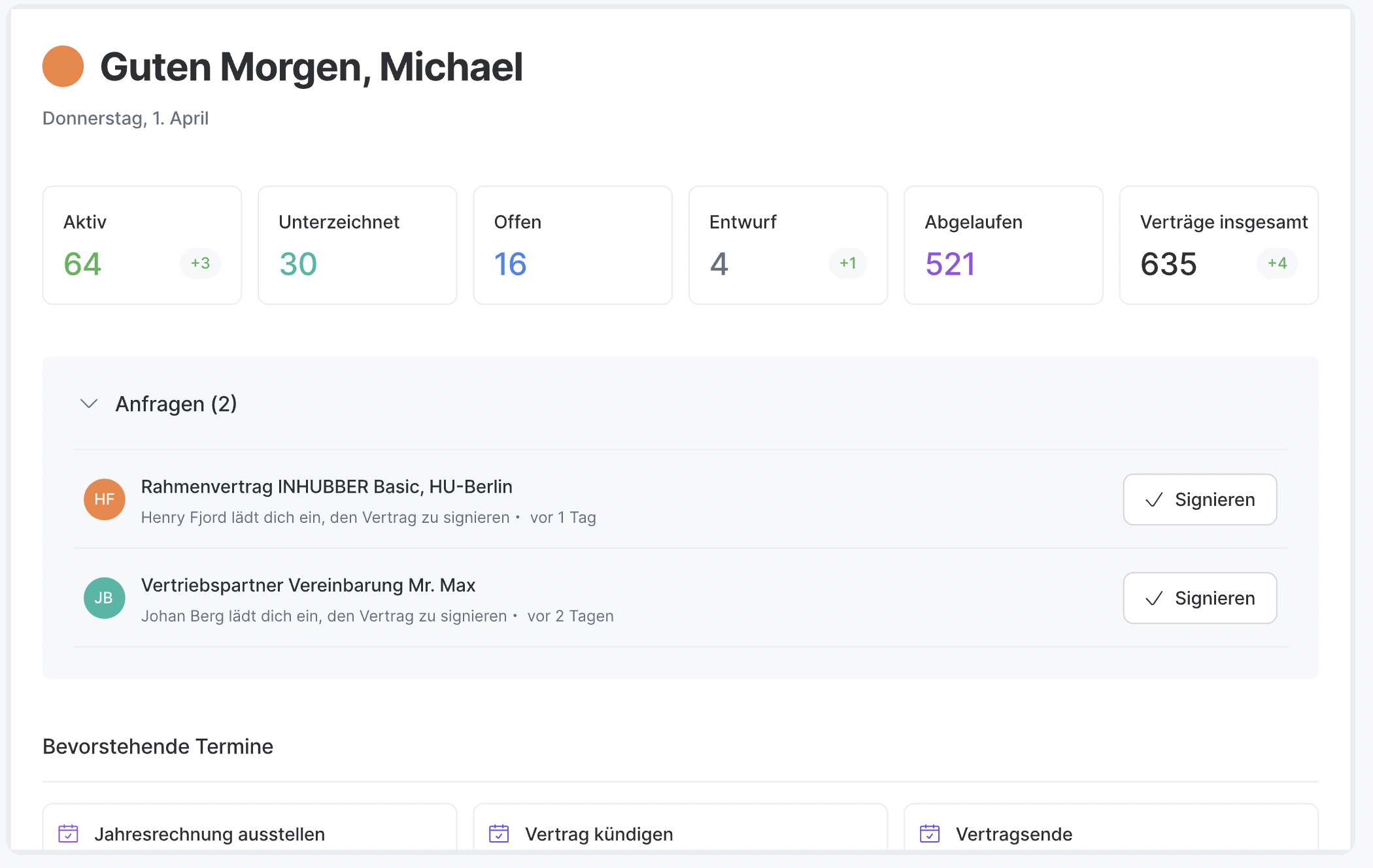 Inhubber Screenshot