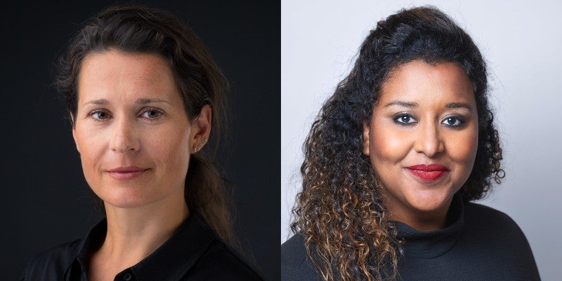 Ulrike Handel (links) und Nidal Salah-Eldin