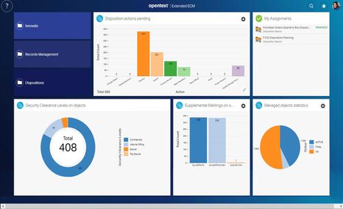 SAP Extended Enterprise Content Management von OpenText Screenshot