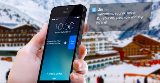 Erleben wir bald die große Vermarktung von Push Notifications? (Screenshot aus einer Matchinguu-Präsentation.).