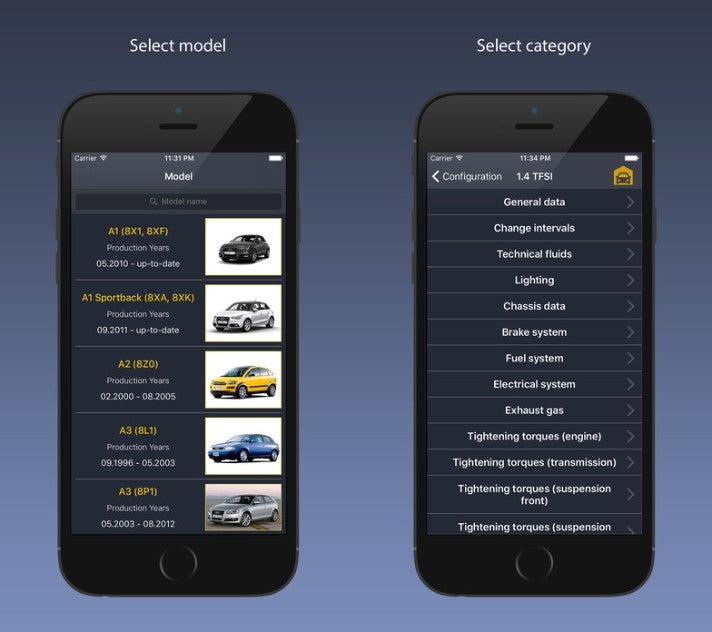 TechApp.org Auto Apps Screenshots