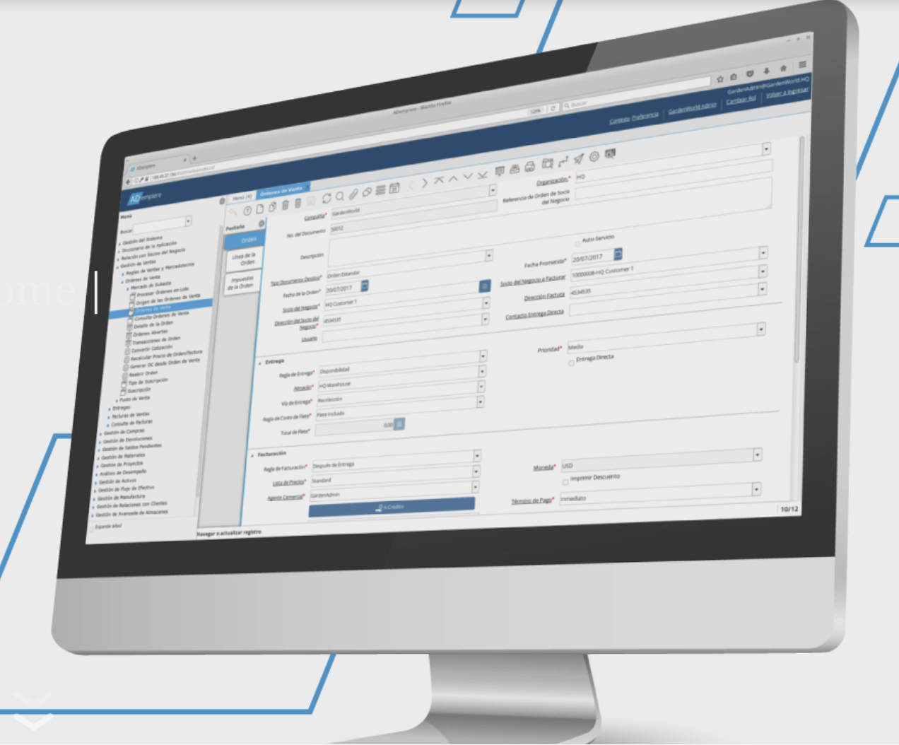 ADempiere Screenshot