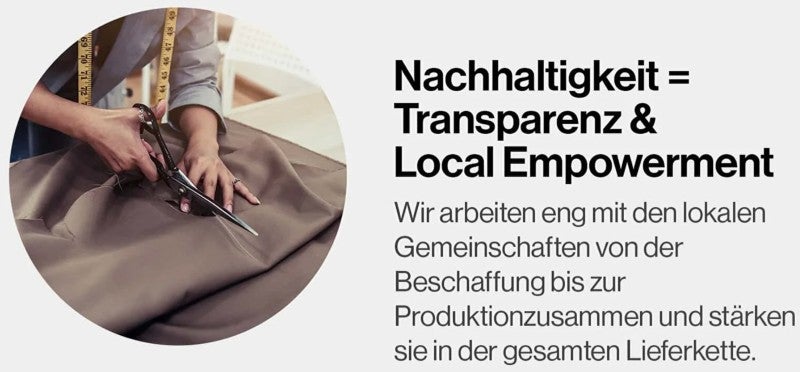 Statement von der Trendyol-Website zum Thema Nachhaltigkeit