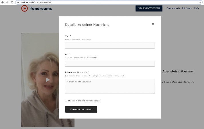 fandreams.de Desiree Nick Buchung OMR