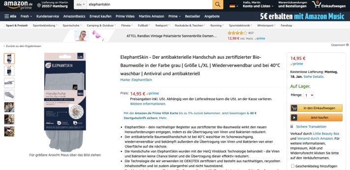 ElephantSkin auf Amazon