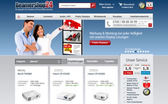 Beamershop Screenshot