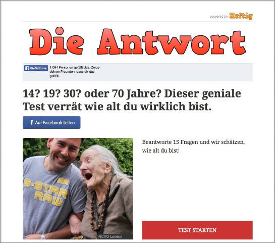 Der erste Test von "Die Antwort"