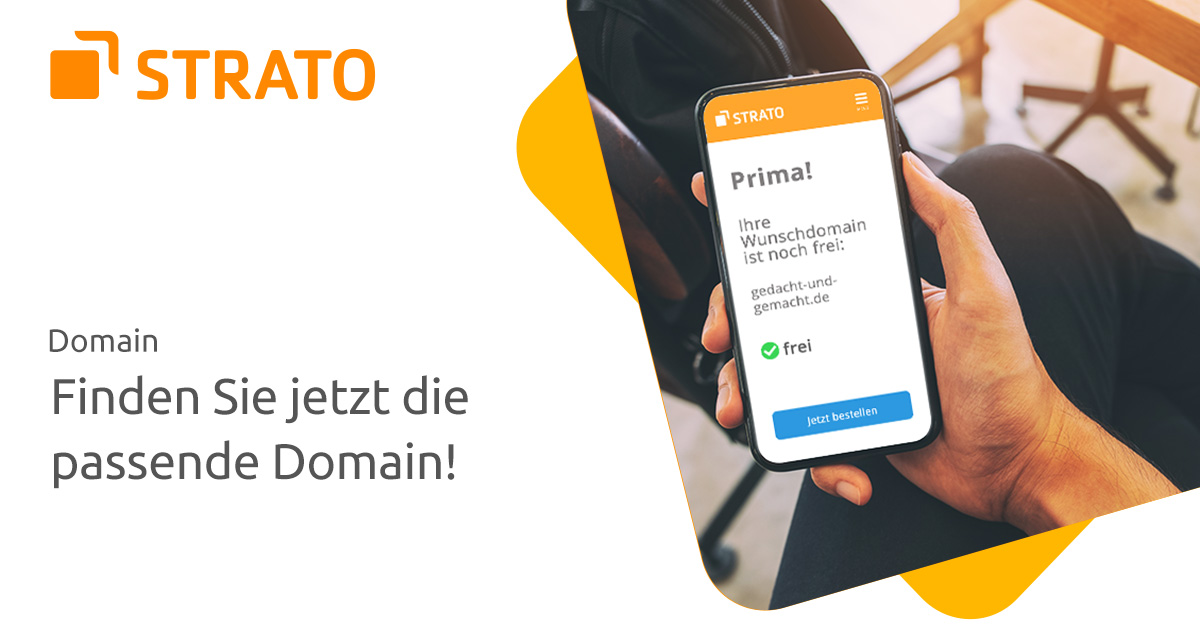 STRATO Domain Screenshot