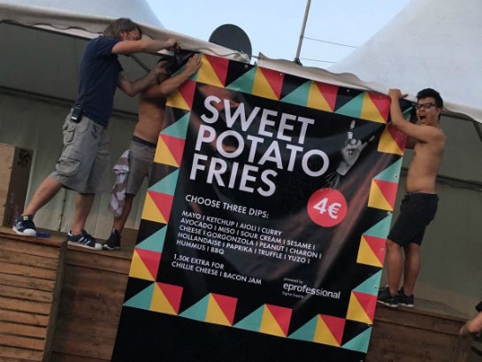 Rockstars Aftershow Aufbau