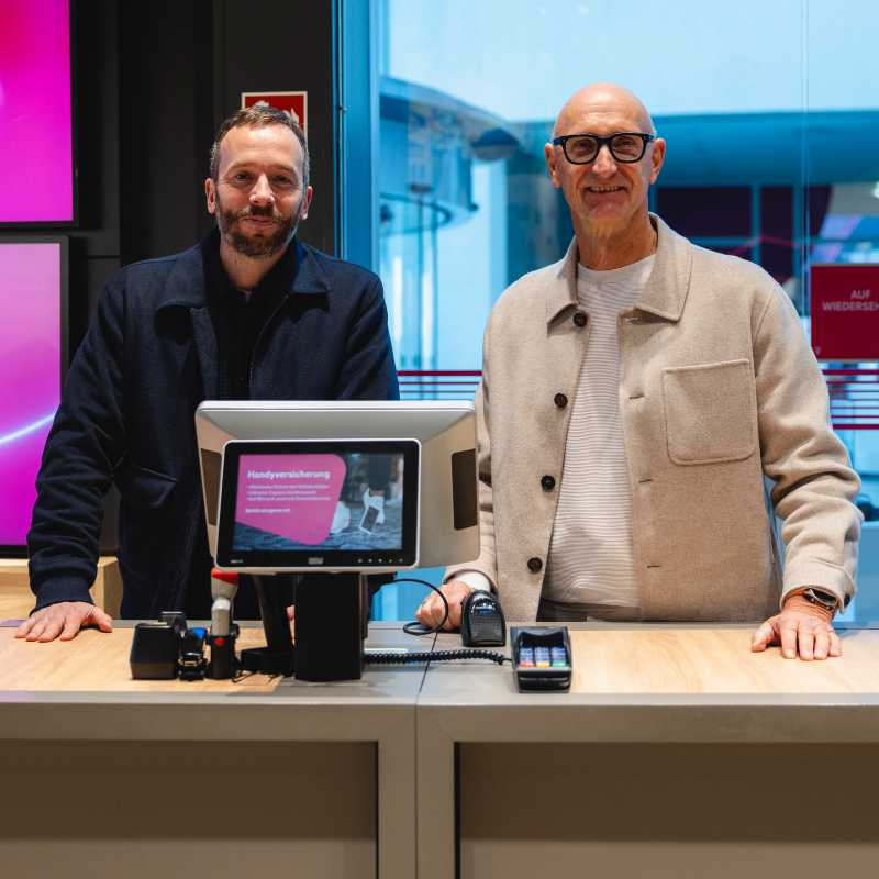 OMR-Gründer Philipp Westermeyer besuchte Telekom-Chef Tim Höttges in Bonn. Foto: OMR