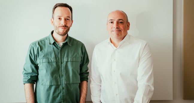 OMR-Gründer Philipp Westermeyer traf Hapag-Lloyd-Chef Rolf Habben Jansen in Hamburg zur Aufnahme. Foto: Rikkert Aussems