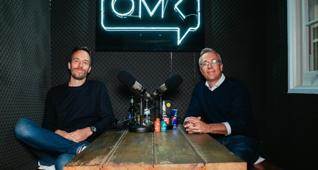 OMR-Gründer Philipp Westermeyer hatte General-Atlantic-Deutschlandchef Jörn Nikolay zu Gast. Foto: OMR