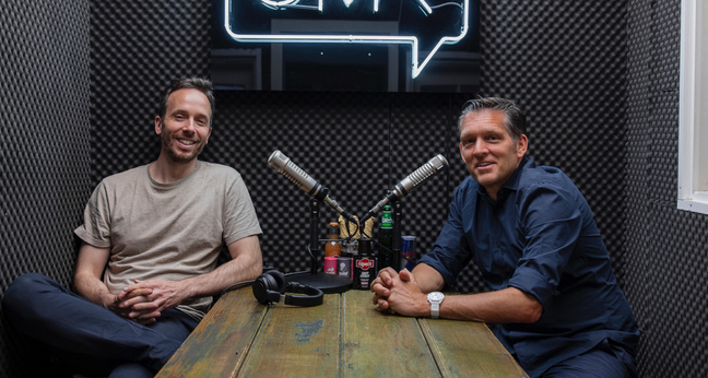 Philipp Westermeyer und Eduard Dörrenberg trafen sich in Hamburg zur Aufnahme