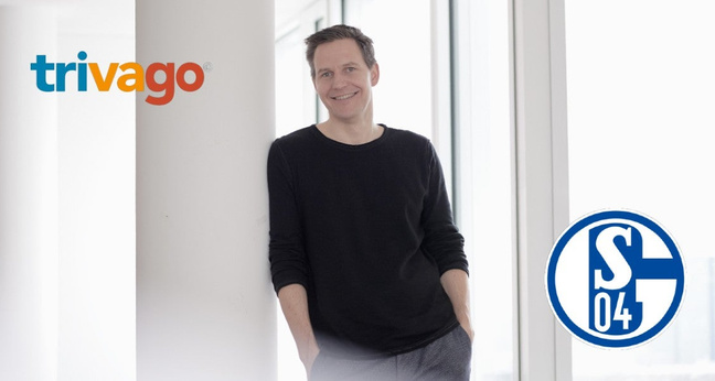 Axel Hefer: CEO bei Trivago und seit kurzem Aufsichtsratsvorsitzender bei Schalke 04 (Foto: Trivago, Montage: OMR).