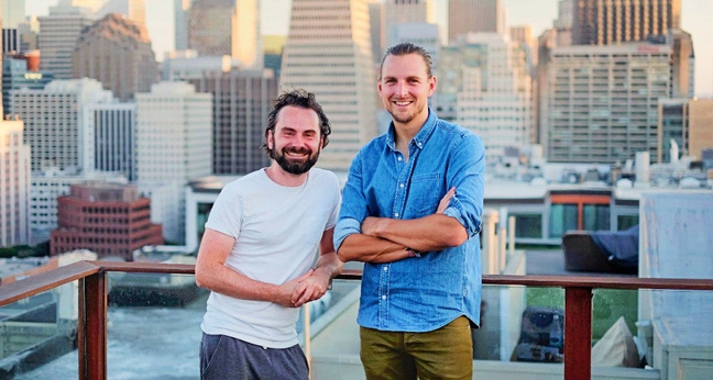 Die Cryptohunt-Gründer Arndt Voges (links) und Christian Byza