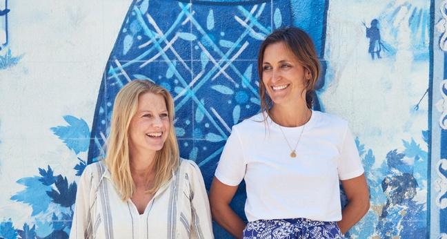 Die Gründerinnen von Motel a Miio Anna von Hellberg (l.) und Laura Castien