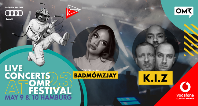 Badmómzjay und K.I.Z OMR Festival 2023