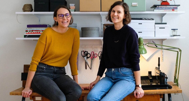 Ruth (l.) und Anne Löwenstein